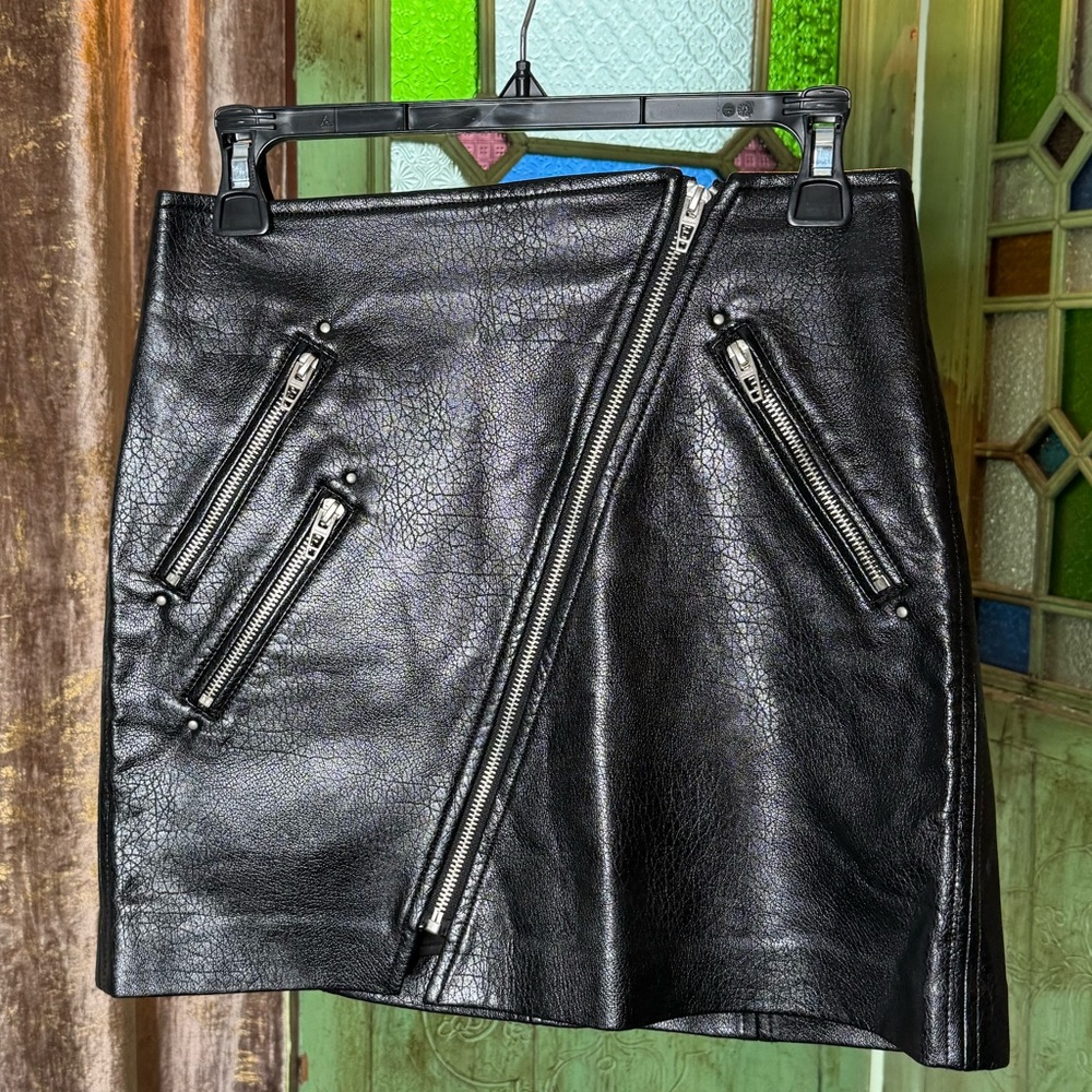 Revolve: Blank NYC Faux Leather Skirt -Size 26